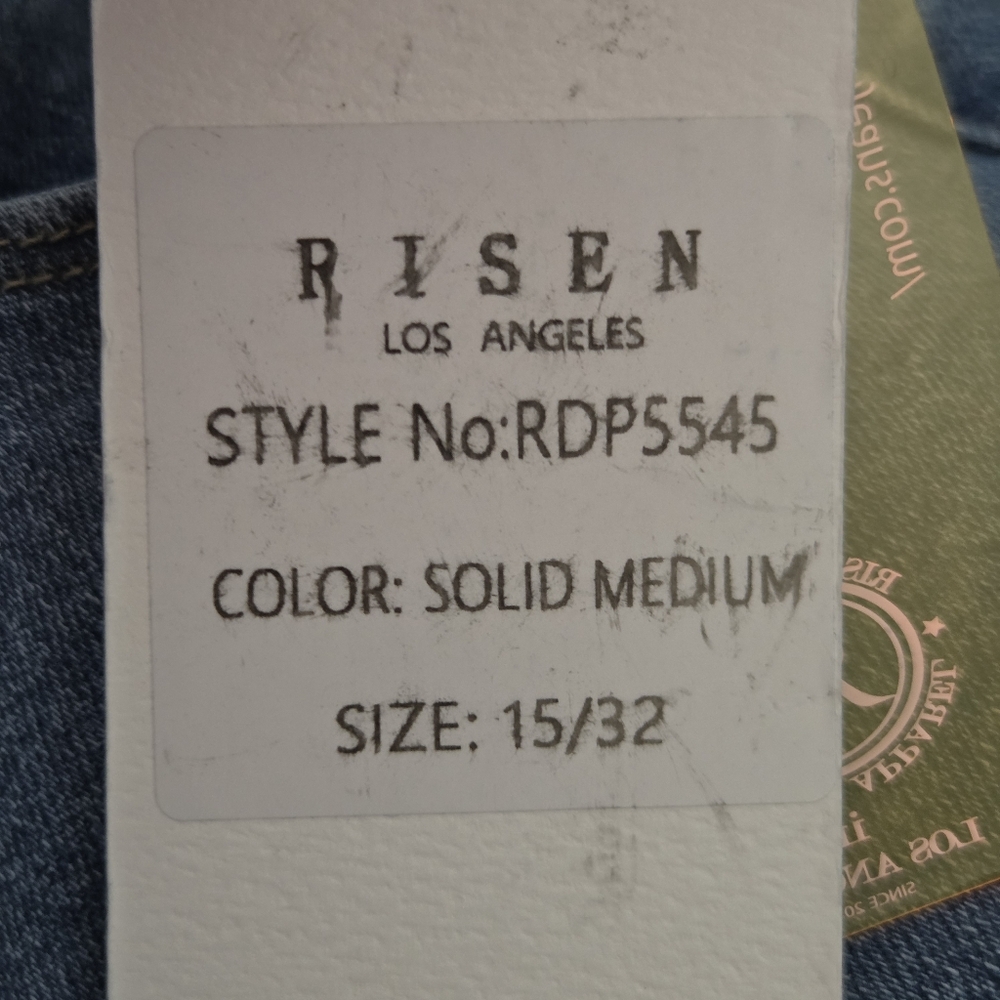 NWT Risen Clean Flare Jeans Size-15/32 - Picture 15 of 16